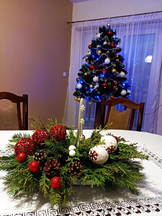 Dom Wakacyjny Gajowka Z Ogrodem Rzyki Esterno foto